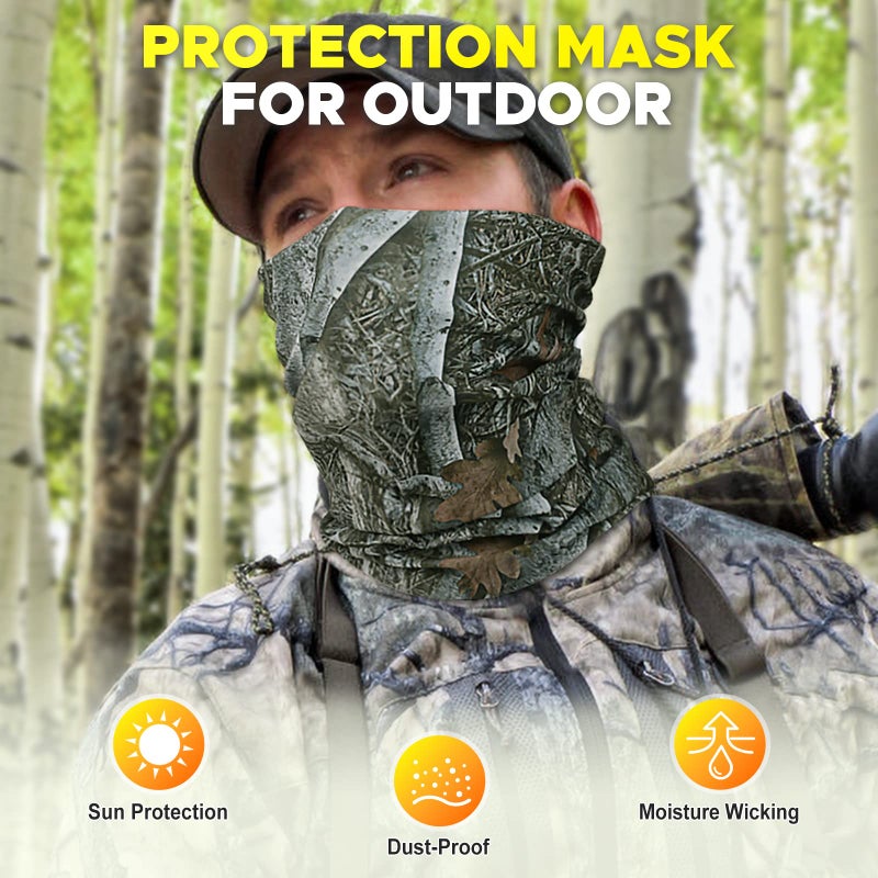 JOEYOUNG Headwear, Bandana, Neck Gaiter Head Wrap Headband Balaclava Magic Scarf - Image 5